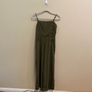 Charlotte Russe Army Green Jumpsuit